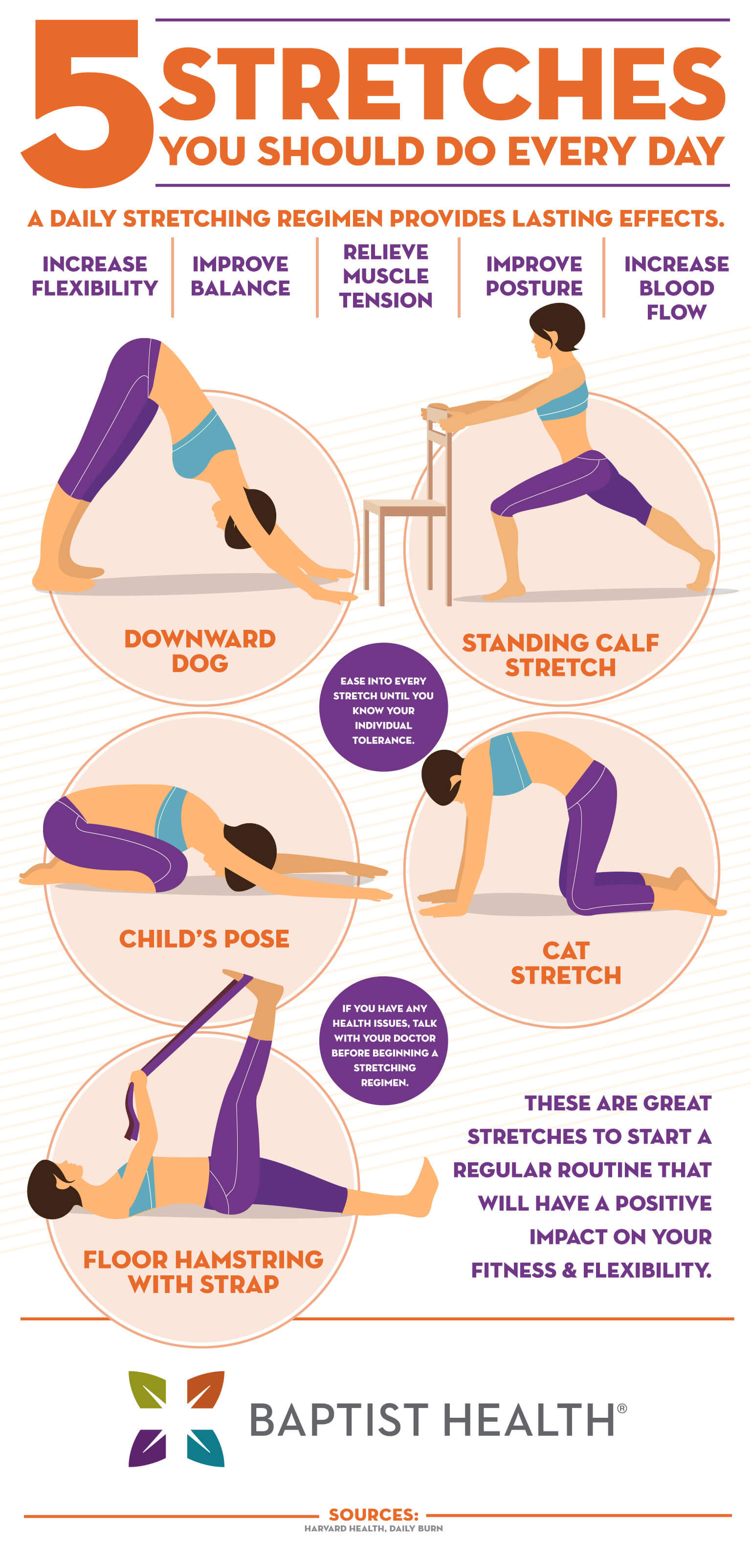 6 Gentle Yoga Exercises to Promote Better Hearing [Infographic]