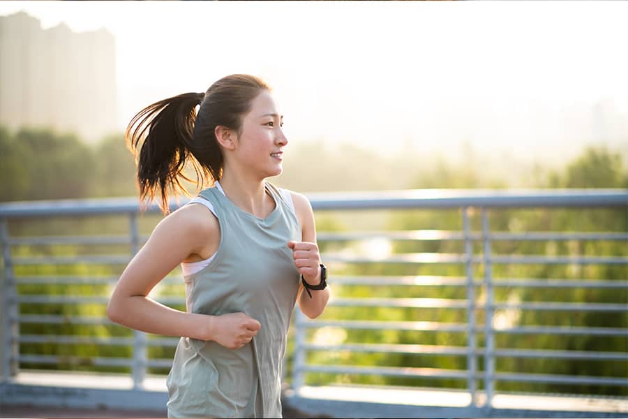 Woman running